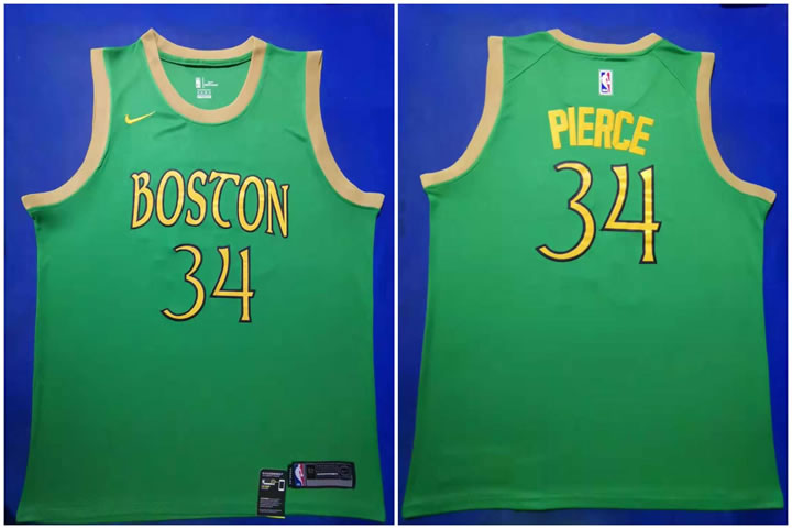 Celtics 34 Paul Pierce Green 2019-20 City Edition Swingman Jersey,We sell and wholesale Celtics 34 Paul Pierce Green 2019-20 City Edition Swingman Jersey on line form chian!